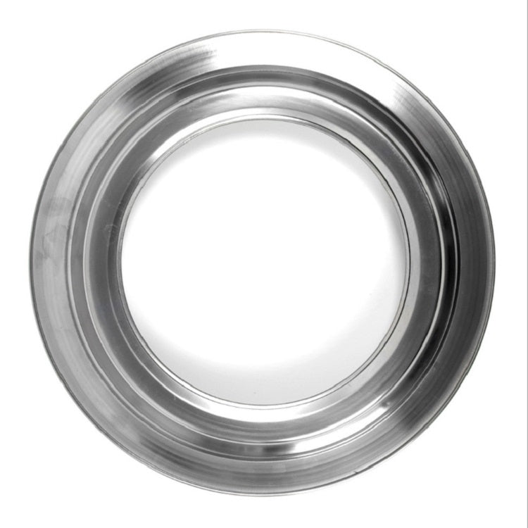 Portable Round Multifunctional Stainless Steel Outdoor Barbecue Tray, Specification:30 × 30 × 2.8 cm