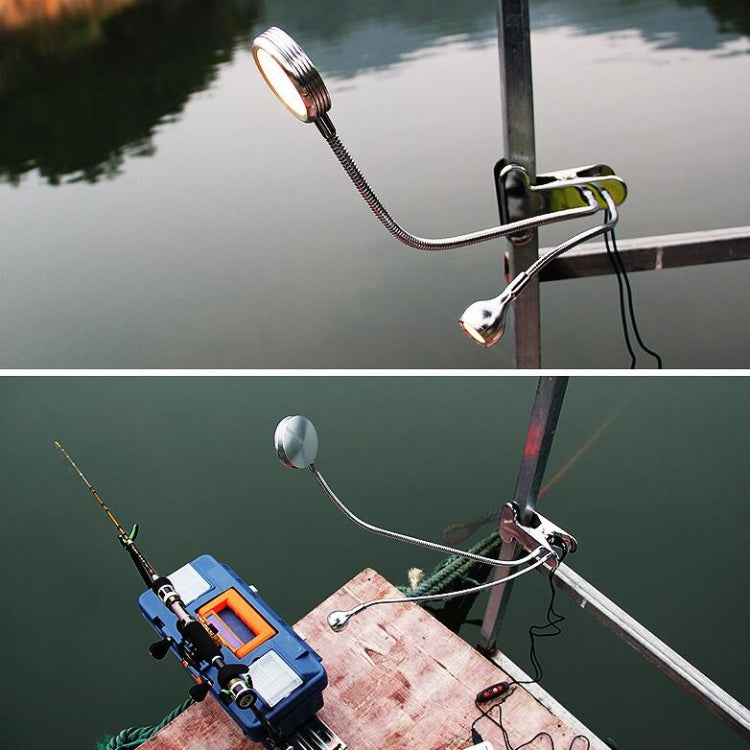 Raft Fishing Lights Night Fishing LED Lure Lights Pull Bait Lights, Style:Fish Lure Light