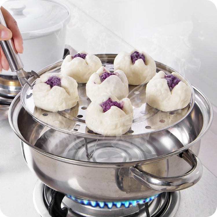 Multifunctional Waterproof Shelf Steaming Tray Stainless Steel Steaming Grid Cage Steaming Sheet Steaming Rack, Color:22cm