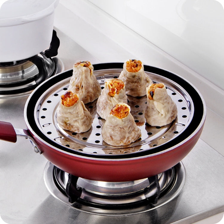 Multifunctional Waterproof Shelf Steaming Tray Stainless Steel Steaming Grid Cage Steaming Sheet Steaming Rack, Color:22cm