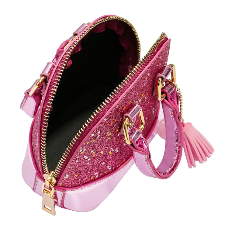 Cute Leather Shoulder Bag Messenger Bag Girls Solid Color Mini Zip Small Square Bag Tote Bag(Red)
