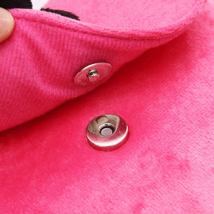 Fashion Shoulder Bag Children Girls Princess Flower Messenger Handbag Lovely Purses(Red)