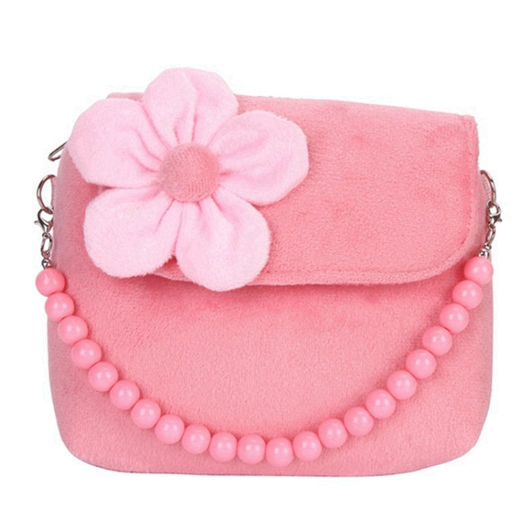 Fashion Shoulder Bag Children Girls Princess Flower Messenger Handbag Lovely Purses(Blue)