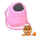Pet Bag Small Pet Hamster Carrier Pure Color Leash Travel Bag, Size:S(Pink)