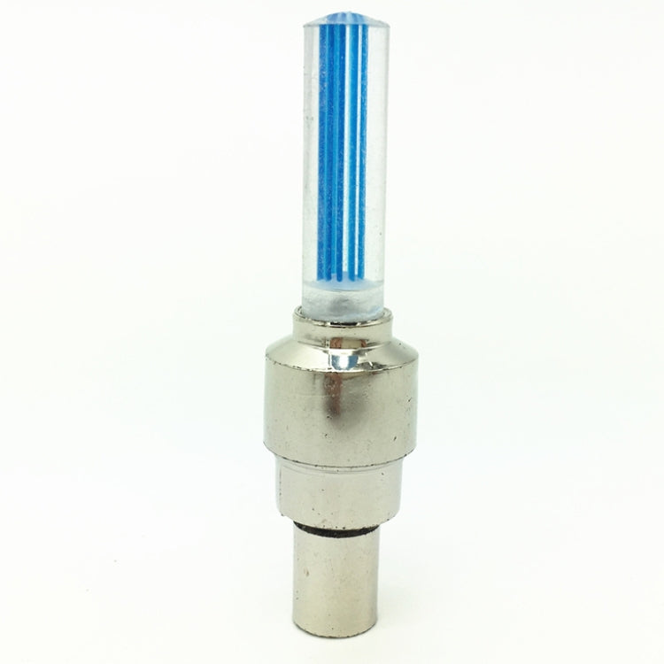 10 PCS LED Bicycle Lights Wheel Tire Valve Caps Bike Accessories Cycling Lantern Spokes Lamp(Blue)