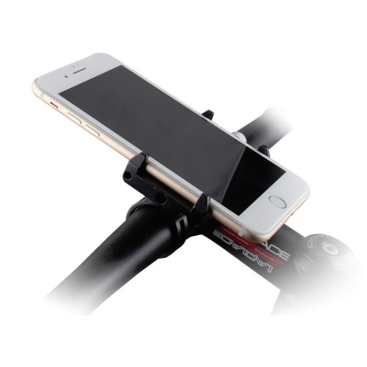 GUB Bicycle Aluminum Alloy Mobile Phone Bracket Navigation Bracket Motorcycle Mobile Phone Holder(Black)