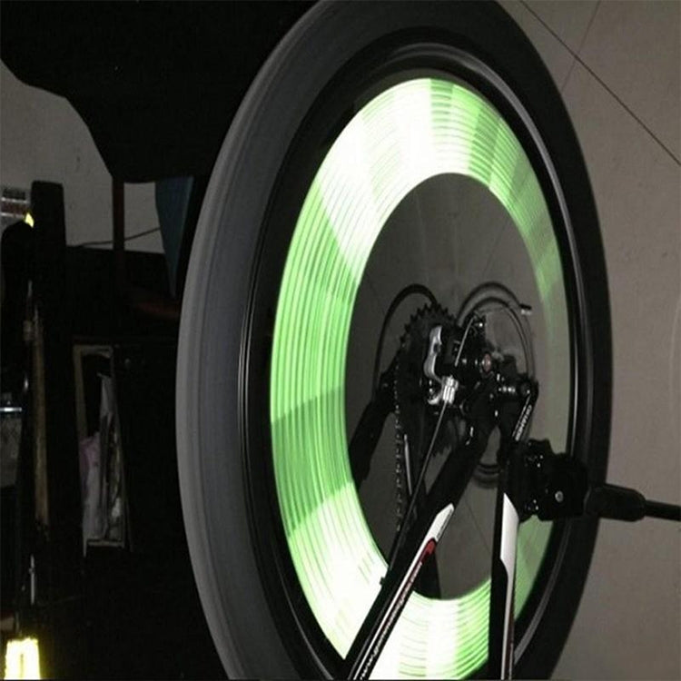 2 Bags Bicycle Mountain Bike Riding Wheel Rim Spoke Mount Clip Tube Warning Light Strip Outdoor Reflector(Silver)
