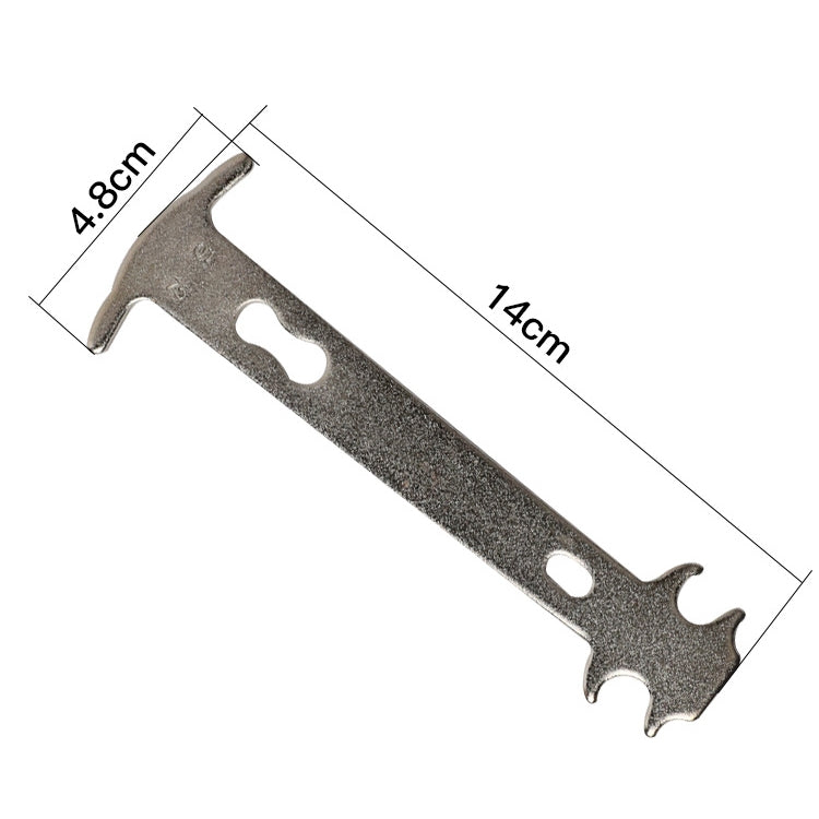 2pcs icycle Chain Test Caliper Mountain Bike Chain Wear Replacement Detection Rail Tool