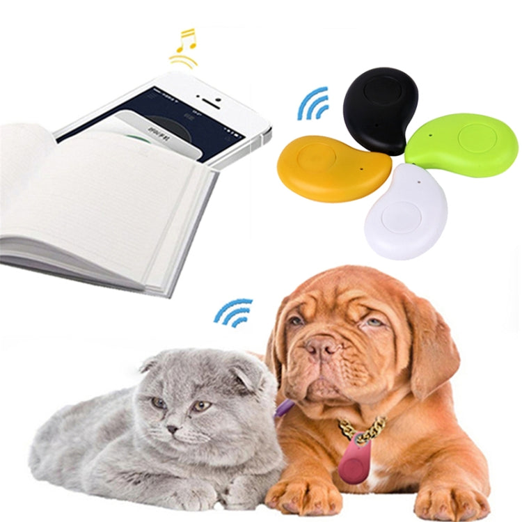 Pets Smart Mini GPS Tracker With Battery Anti-Lost Waterproof Bluetooth Tracer Keys Wallet Bag Kids Trackers Finder Equipments(White)