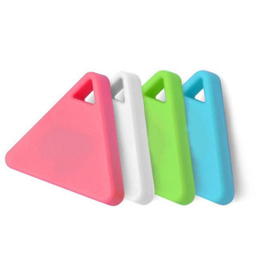 Pet Child Wallet Alarm Key Finder Mini Tag Smart Tracker Bluetooth Locator Alarm Auto Car Pets Kids Motorcycle Trackers(White)