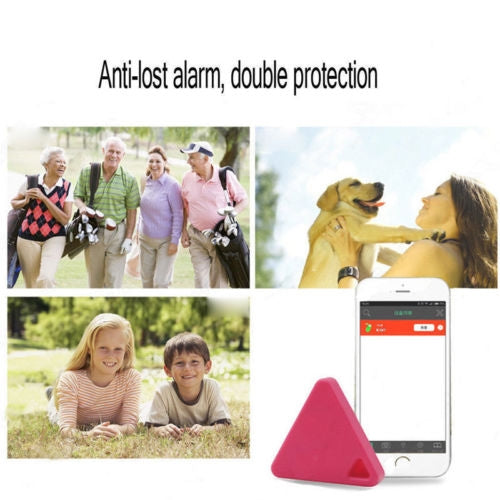 Pet Child Wallet Alarm Key Finder Mini Tag Smart Tracker Bluetooth Locator Alarm Auto Car Pets Kids Motorcycle Trackers(Light Green)