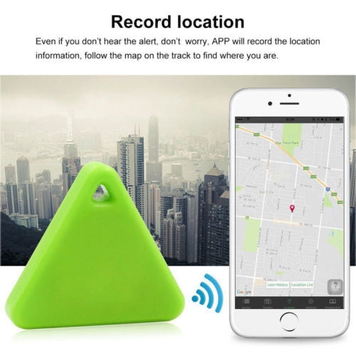 Pet Child Wallet Alarm Key Finder Mini Tag Smart Tracker Bluetooth Locator Alarm Auto Car Pets Kids Motorcycle Trackers(Light Green)