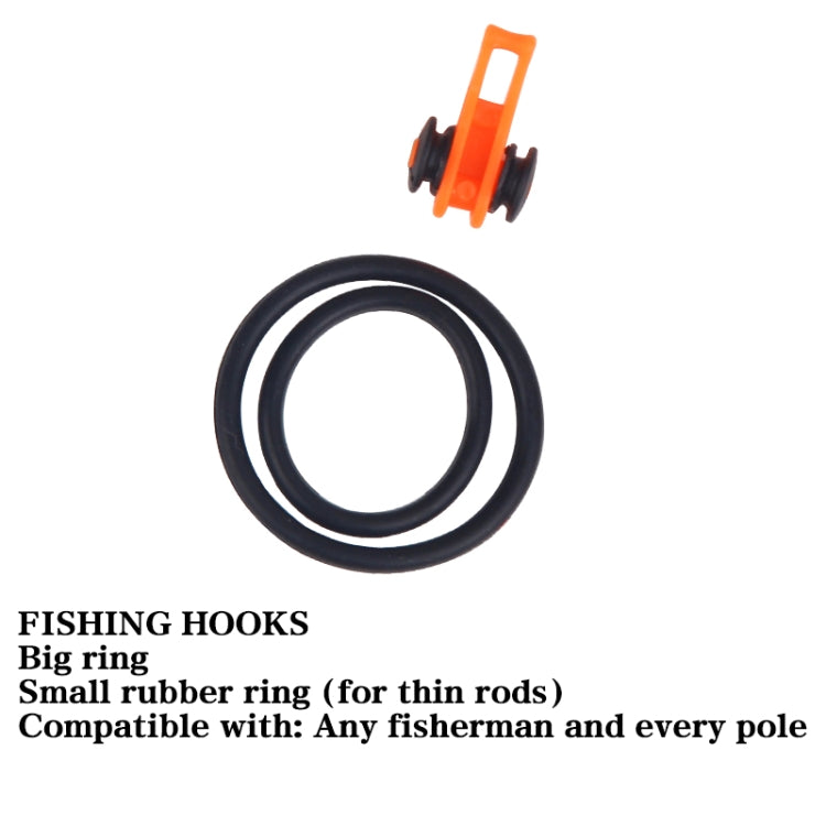 10 PCS/Bag Plastic Fishing Hook Keeper for Fishing Rod Pole Fishing Lures Bait  Safety Holder Fishing Tackle(Red)