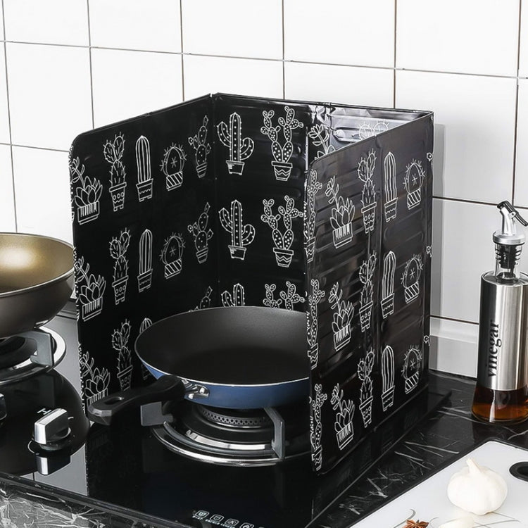 Gas Stove Aluminum Foil Oil Plate Kitchen Splash Guard High Temperature Oil Insulation Board(White)