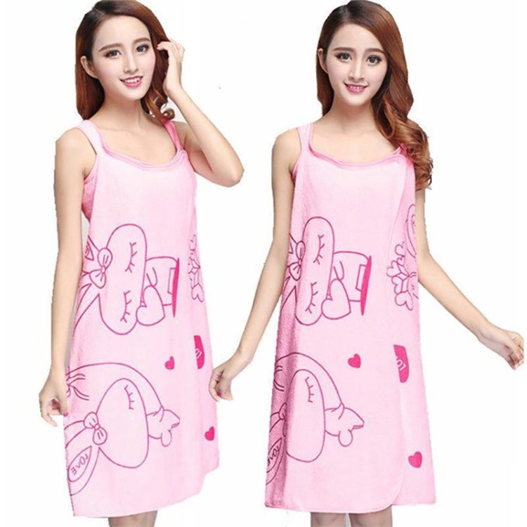 Bath Towels Fashion Lady Wearable Fast Drying Magic Bath Towel Beach Spa Bathrobes Bath Skirt(pink)