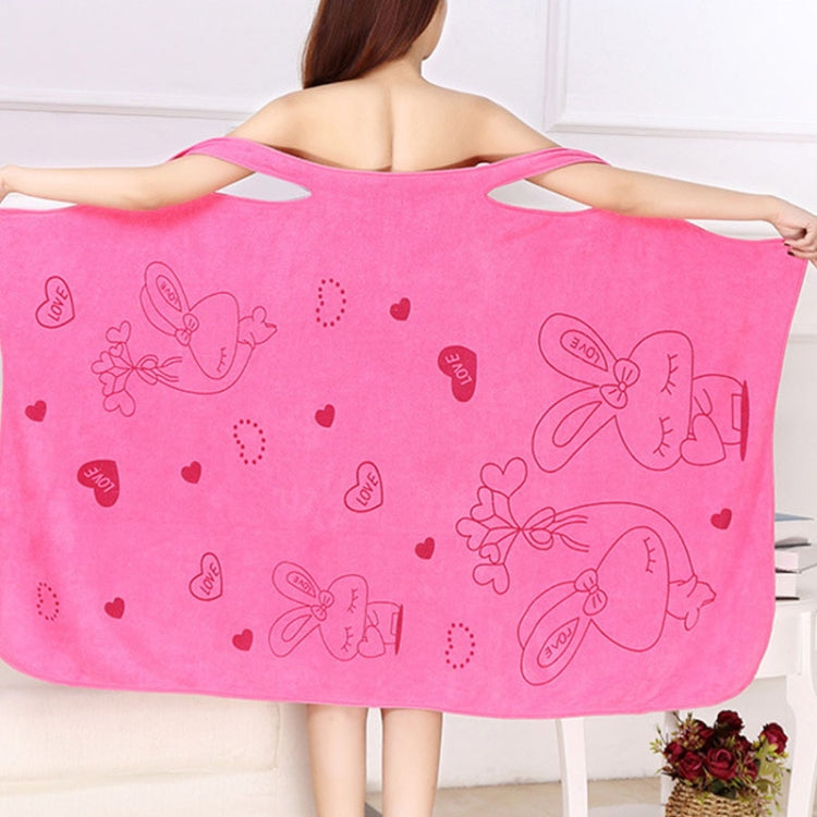 Bath Towels Fashion Lady Wearable Fast Drying Magic Bath Towel Beach Spa Bathrobes Bath Skirt(pink)