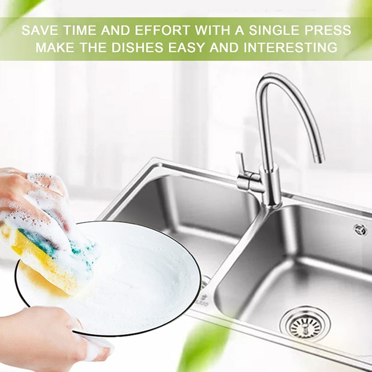 Press Soap Dispenser Kitchen Detergent Wash Presser(Gray)