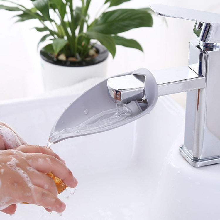 Faucet Extender Solid Color Sink Handle Extension Toddler For Bathroom  Children Hand Wash(Beige)
