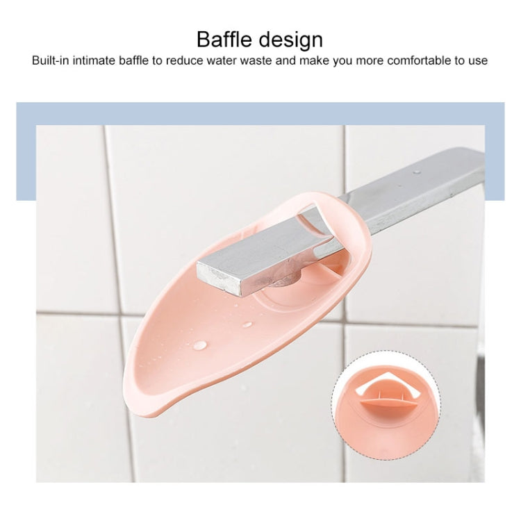 Faucet Extender Solid Color Sink Handle Extension Toddler For Bathroom  Children Hand Wash(Pink)
