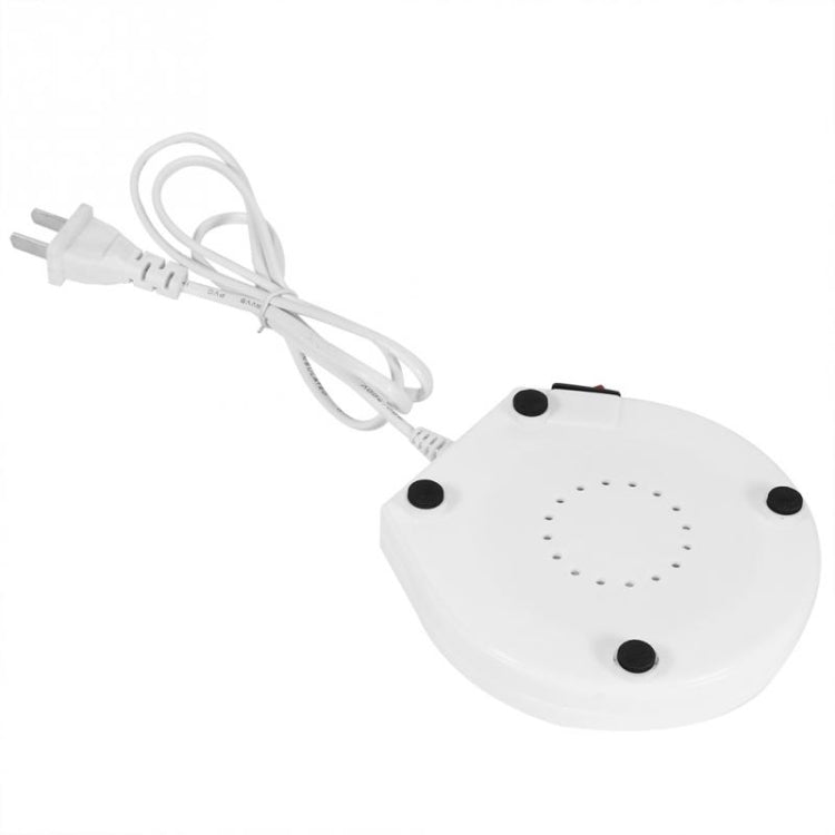 Beverage Heater Tray Pad Milk Tea Coffee Mug Hot Drinks Cup Heater, Shape:Round(White)