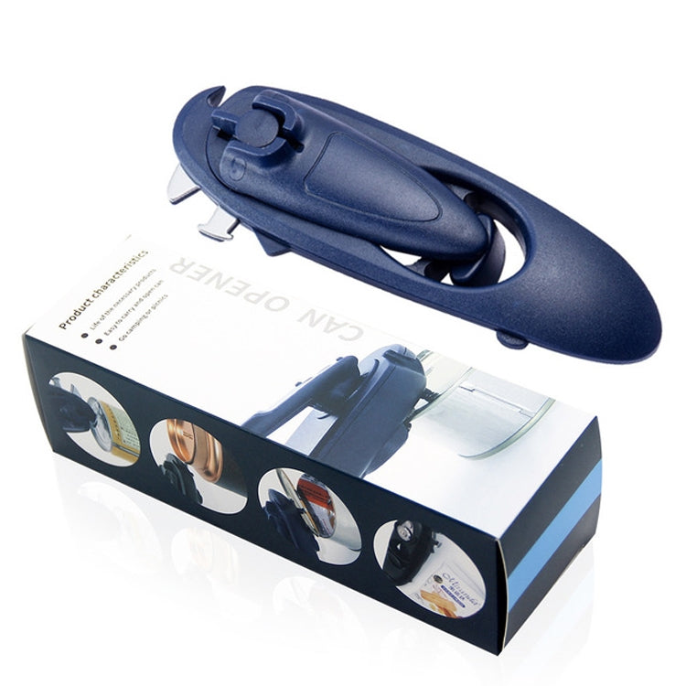 8 in 1 Stainless Steel Multifunctional Hand-canned Bottle Opener(Dark Blue)