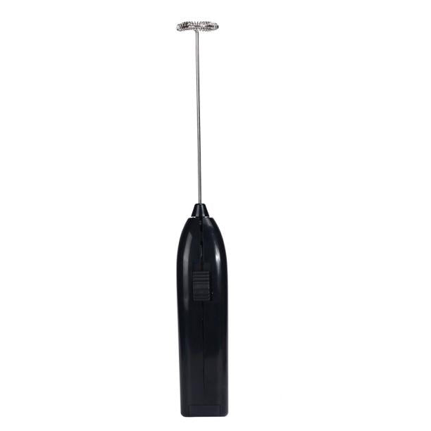 Electric Handheld Home Kitchen Egg Beater Mini Stainless Steel Egg Coffee Milk Tea Blender(Black)