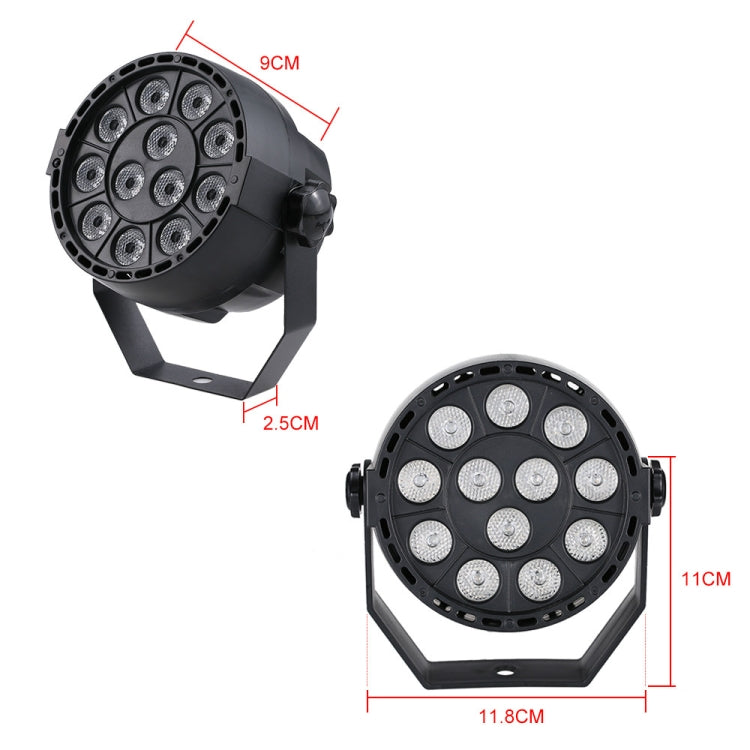 LED Purple Light Parlight Stage Laser Light, Plug Specifications:US Plug(12 Purple Light Par Lights)