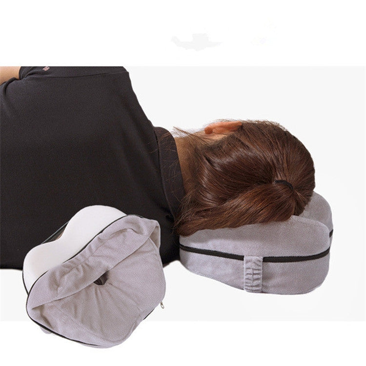 Leg Shaping Apple Pillow Memory Breathable Knee Pillow(Lake Blue)