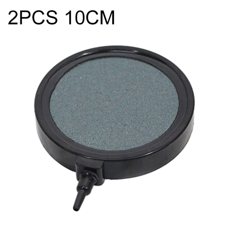 2 PCS 10cm Bubble Tray Aquarium Oxygen Bubble Stone Gas Plate Oxygenation Head Sand Table Oxygen Disk Gas Stone
