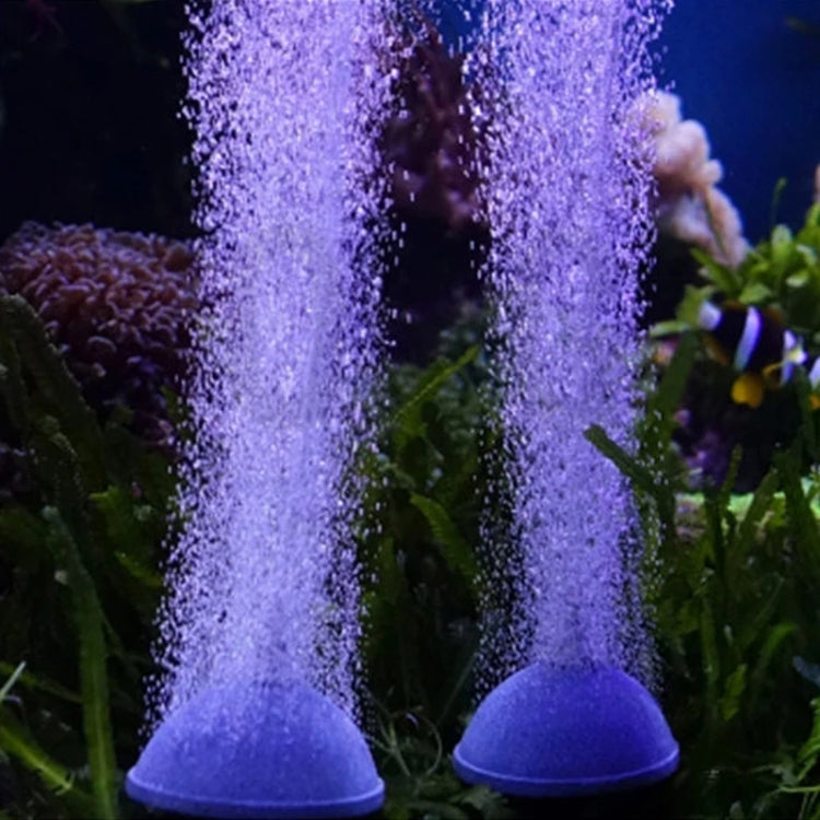 10cm Semicircular Gas Stone Aquarium Oxygen Bubble Stone Gas Plate Oxygenation Head Sand Table Oxygen Disk Gas Stone