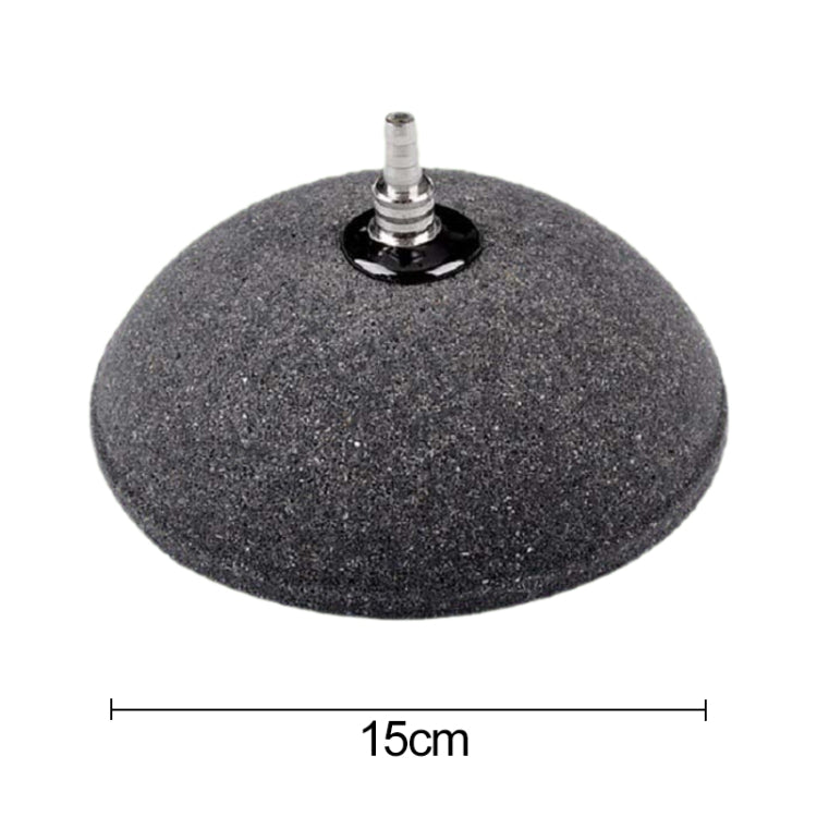 15cm Semicircular Gas Stone Aquarium Oxygen Bubble Stone Gas Plate Oxygenation Head Sand Table Oxygen Disk Gas Stone