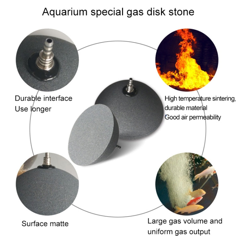 15cm Semicircular Gas Stone Aquarium Oxygen Bubble Stone Gas Plate Oxygenation Head Sand Table Oxygen Disk Gas Stone