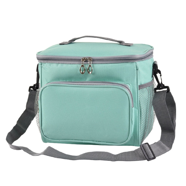 Portable Ice Pack Oxford Cloth Portable Slung Lunch Box Insulated Lunch Bag, Color:Blue