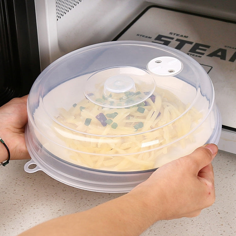 Kitchen Transparent Refrigerator Fresh-keeping Sealed Lid Microwave Oven Heating Lid Stackable Fresh Bowl Lid, Size:Large