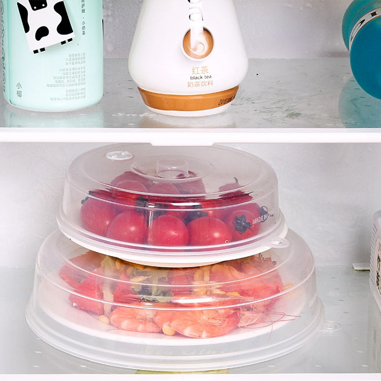 Kitchen Transparent Refrigerator Fresh-keeping Sealed Lid Microwave Oven Heating Lid Stackable Fresh Bowl Lid, Size:Large