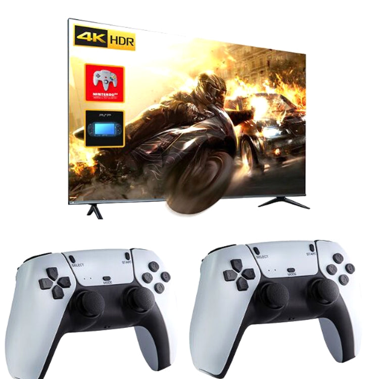 M8 Pro Y3Lite U8 Plus For PS1 2.4G Wireless Dual Gamepad(White)