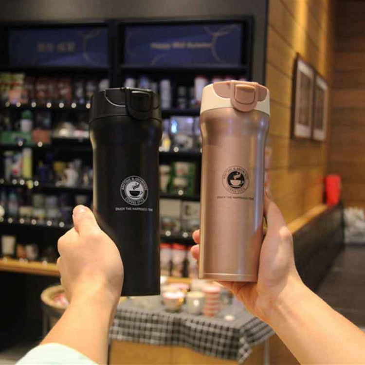 Stainless Steel Thermos Cups Insulated Tumbler, Capacity:380ml(WHITE)