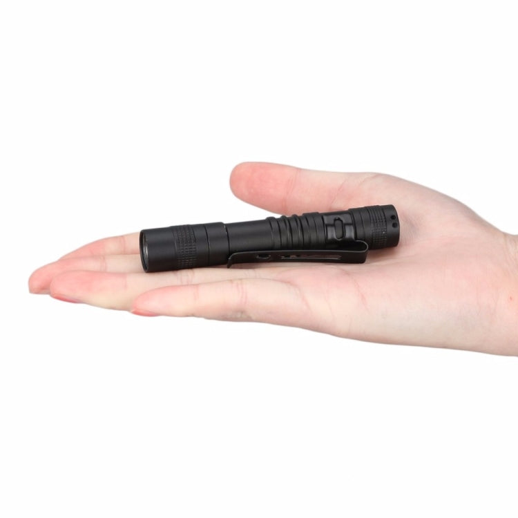 Mini LED Pen-shaped Strong Flashlight Pen Clip Torch, Size:13.3cm