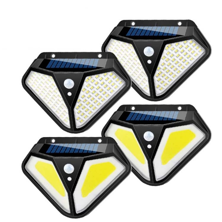 102 LED Solar Wall Lamp Body Induction Garden Lamp Villa Waterproof Outdoor Lighting Street Lamp