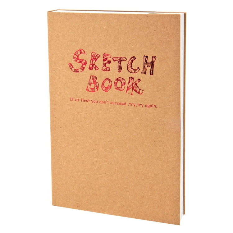 BN5704 Sketchbook Notepad Artist Sketch Drawing Design 120 Sheets Vintage Sketch Book Diary Drawing Notebook, Size:A5