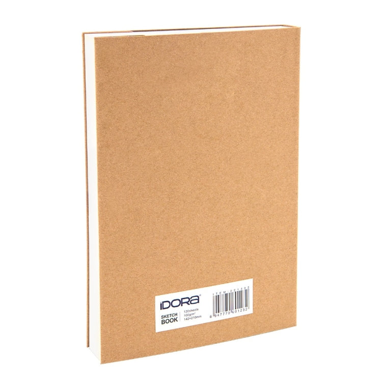 BN5704 Sketchbook Notepad Artist Sketch Drawing Design 120 Sheets Vintage Sketch Book Diary Drawing Notebook, Size:A5