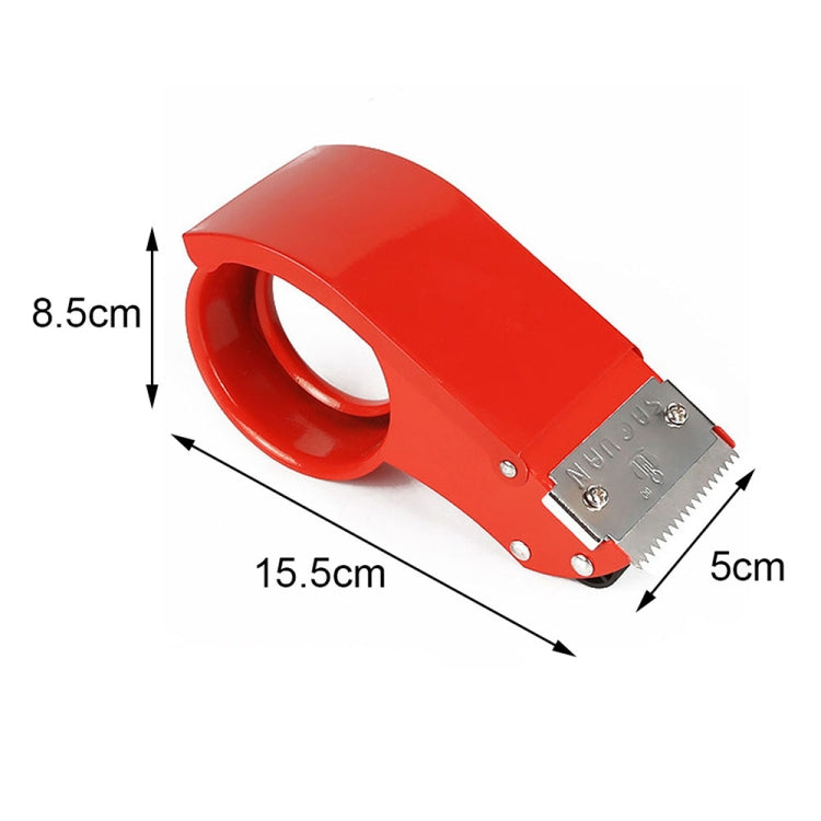 Carton Baler Device Cutter Sealing Machine Tape Dispenser Sealer Holder, Size:2-inch iron cutter (48mm)
