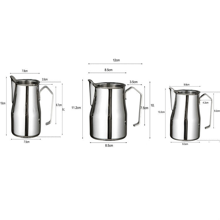 Stainless Steel Coffee Pot Pull Flower Cylinder Cup, Capacity:0.70L