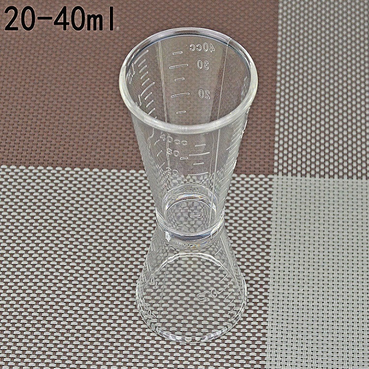 2 PCS PC Small Measuring Cup Device Double-headed Graduated Milk Tea Scale Cup Measuring Tool, Specification:Large