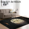 Retro Mat Flannel Velvet Carpet Play Basketball Game Mats Baby Crawling Bed Rugs, Size:121.9x160cm(Watch)