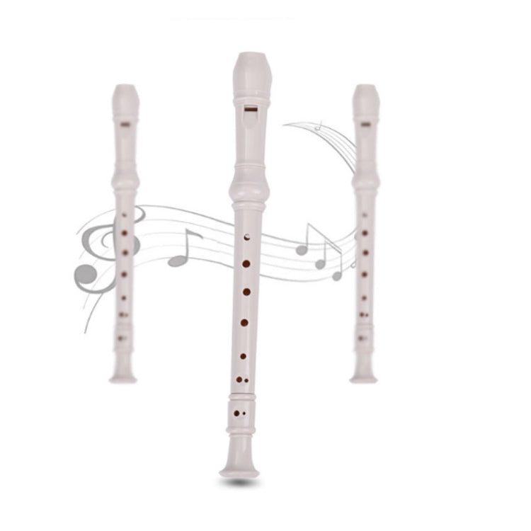 5 PCS SW8 Swan 8-hole Student Children Plastic Clarinet German Treble Flute(Yellow)
