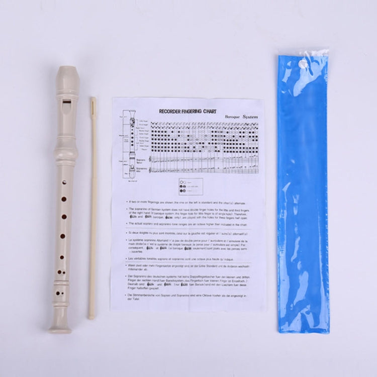 5 PCS SW8 Swan 8-hole Student Children Plastic Clarinet German Treble Flute(Red)