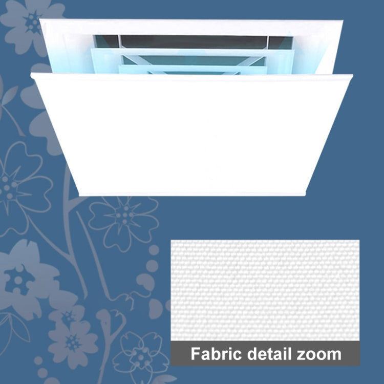 Central Air Conditioning Wind Shield Wall-Mounted Anti Direct Blowing Windshield, Size:60x60cm(White)
