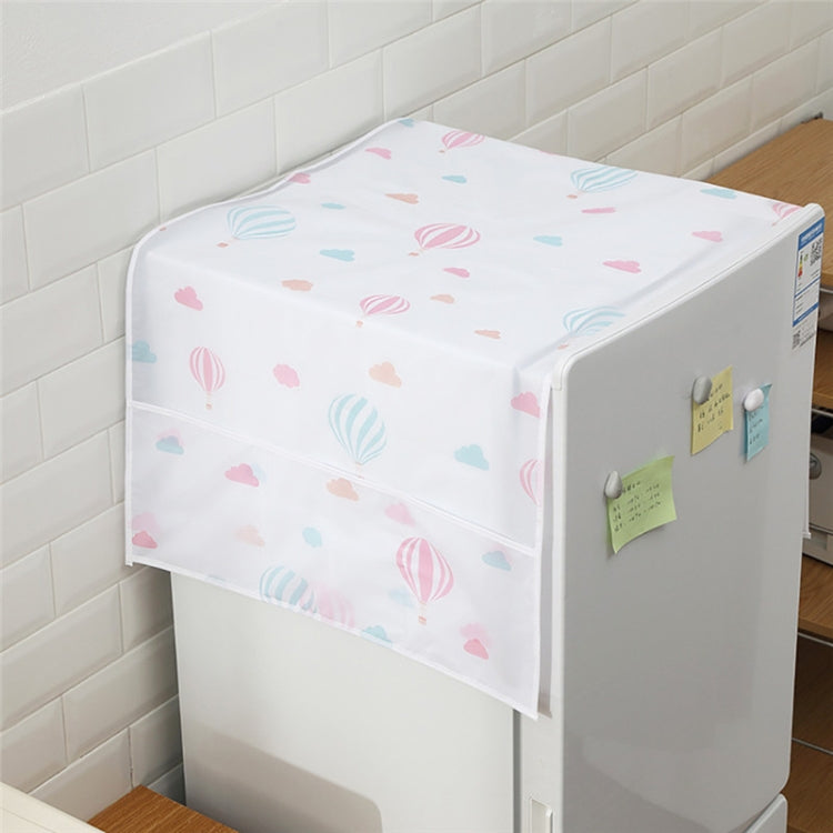Simple Printing Refrigerator Household Appliance Waterproof Kitchen Storage Dust Cover(Balloon)