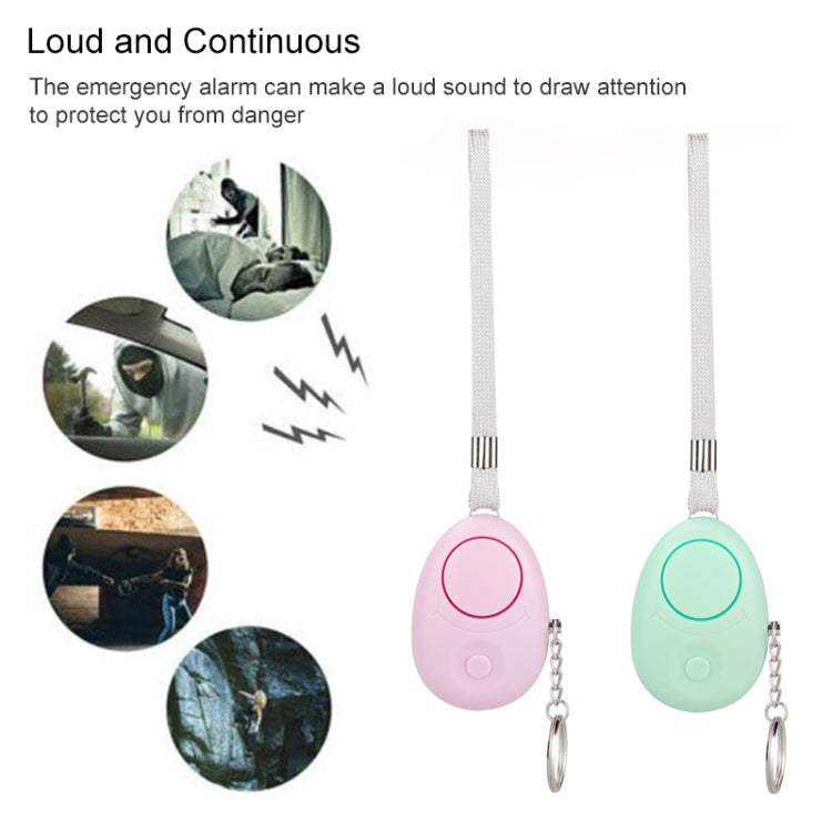 120dB Key Anti-lost Alarm Anti-wolf Alarm with LED Light(Black)